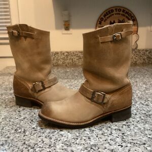 Frye 12R Engineer Boots